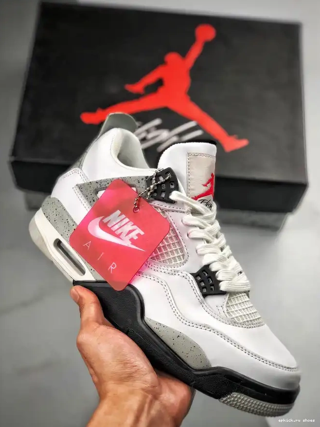 Rep OG (nike) 4 840606-192 White Cement Air Jordan 0511